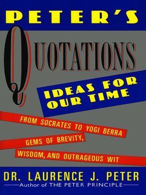 cover image of Peter's Quotations